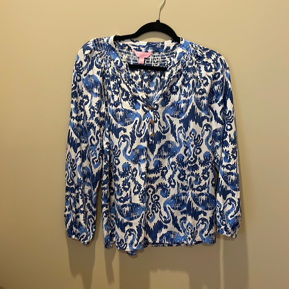 Lilly print blouse